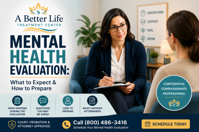 Licensed mental health professional conducting a confidential mental health evaluation with a client for court, probation, attorney, or personal needs.